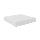 Полка настенная Spaceo White 23x23.5 см МДФ цвет белый