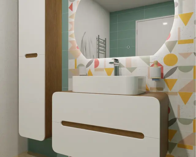 Дизайн проект ванной комнаты в Москве - проектирование ванны в Леруа Мерлен
