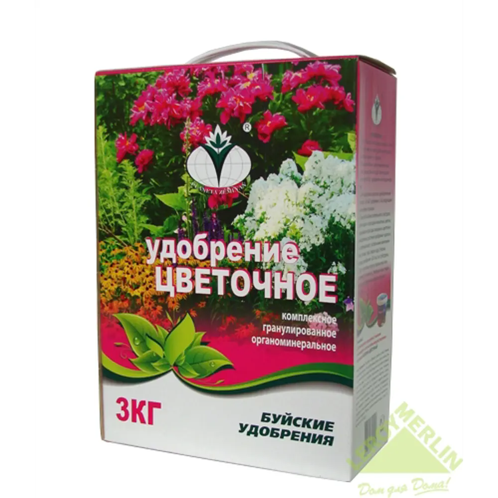 Удобрение для цветов органоминеральное 3 кг ✳️ купить по цене 221 ₽/шт. в  Москве с доставкой в интернет-магазине Леруа Мерлен