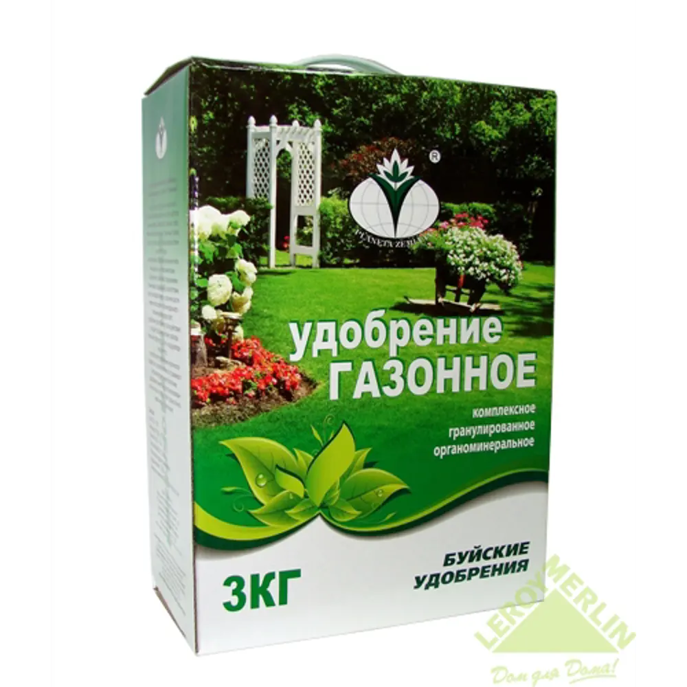 Удобрение для газонов органо-минеральное 3 кг ✳️ купить по цене 211 ₽/шт. в  Туле с доставкой в интернет-магазине Леруа Мерлен