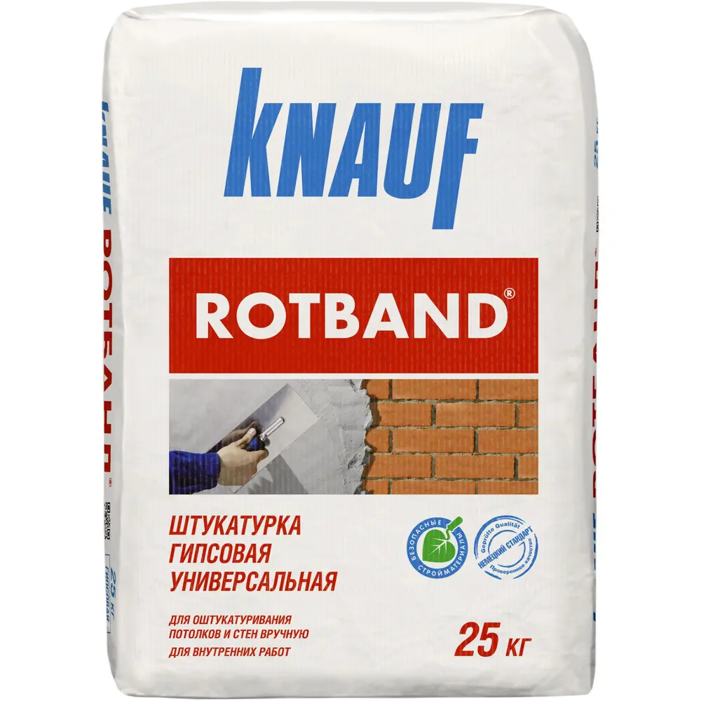 Штукатурка гипсовая Knauf Ротбанд 25 кг ✳️ купить по цене 464 ₽/шт. в  Ростове-на-Дону с доставкой в интернет-магазине Леруа Мерлен