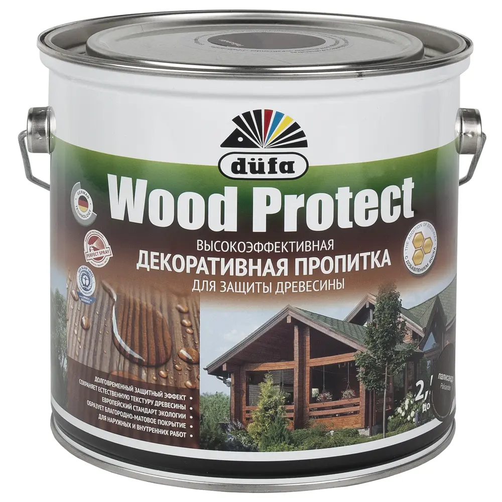 Антисептик Wood Protect цвет палисандр 2.5 л по цене 1902 ₽/шт. купить в  Туле в интернет-магазине Леруа Мерлен