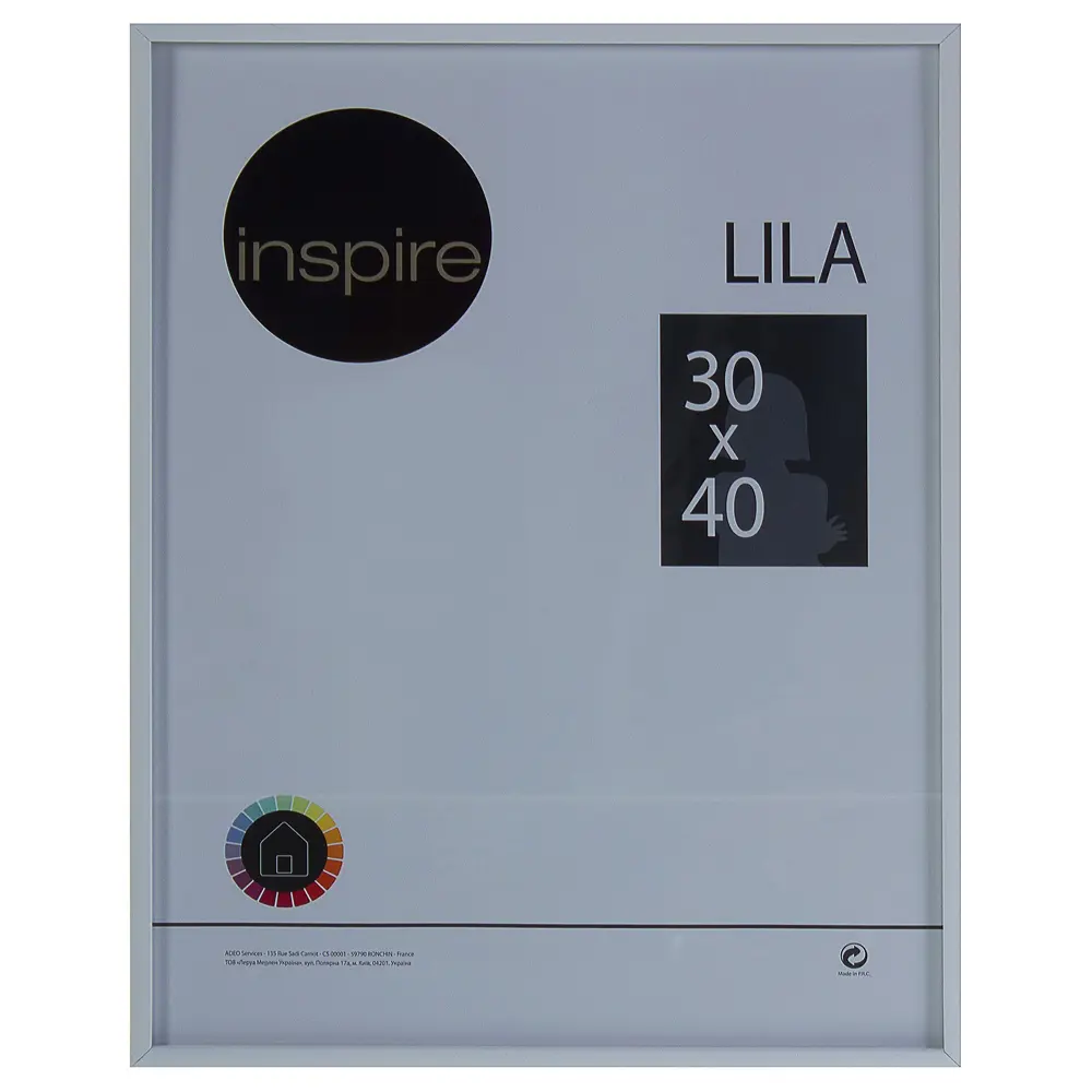 Рамка Inspire Lila 30х40 см цвет белый ✳️ купить по цене 398 ₽/шт. в  Волгограде с доставкой в интернет-магазине Леруа Мерлен