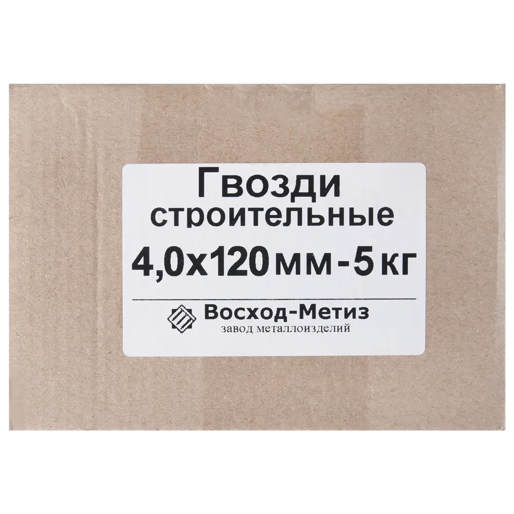 Гвозди строительные 4x120 мм без покрытия 5 кг ✳️ купить по цене 457 ₽/шт.  в Москве с доставкой в интернет-магазине Леруа Мерлен