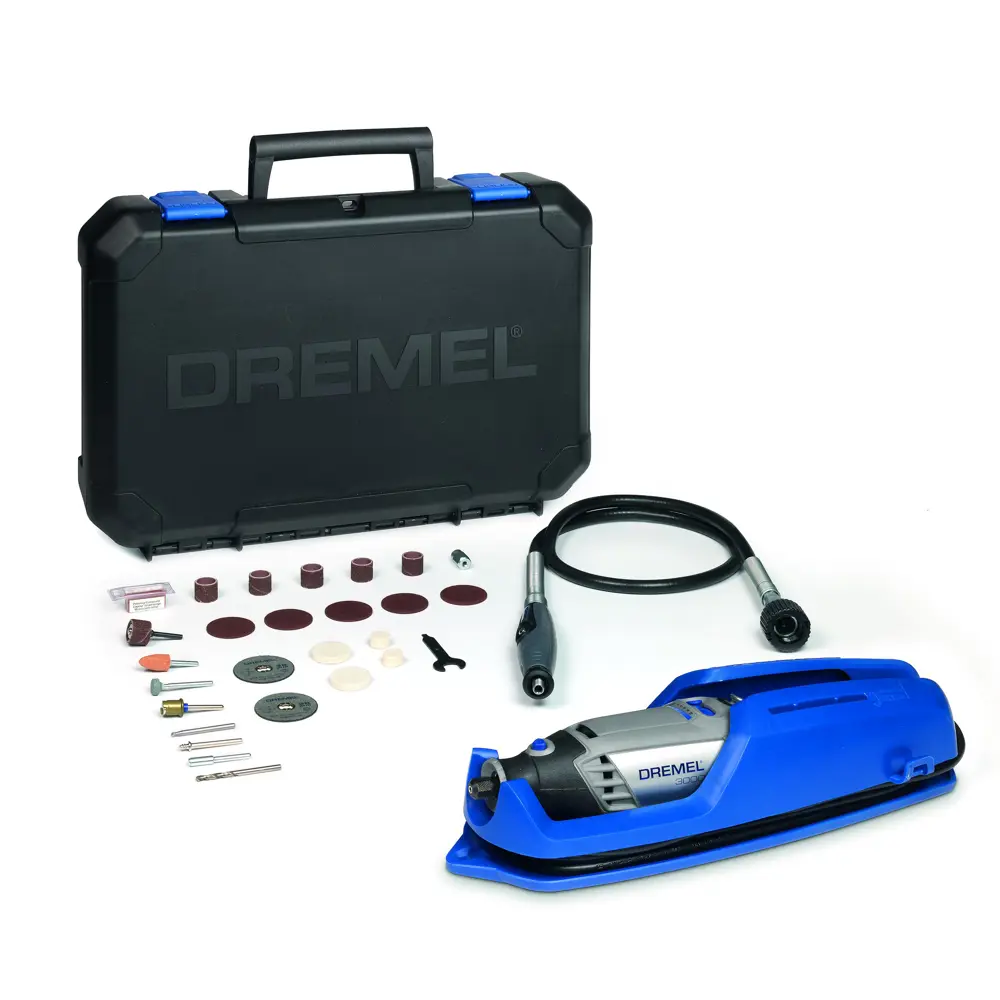 Гравер Dremel 3000-1/25, F0133000JT, гибкий вал и набор насадок 25 шт. ✳️  купить по цене 3630 ₽/шт. в Оренбурге с доставкой в интернет-магазине Леруа  Мерлен