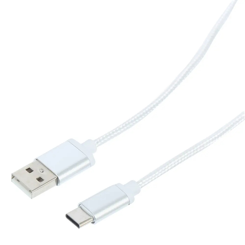 Кабель Oxion USB Type-C 1.5 м, цвет белый по цене 145 ₽/шт. купить в Самаре  в интернет-магазине Леруа Мерлен