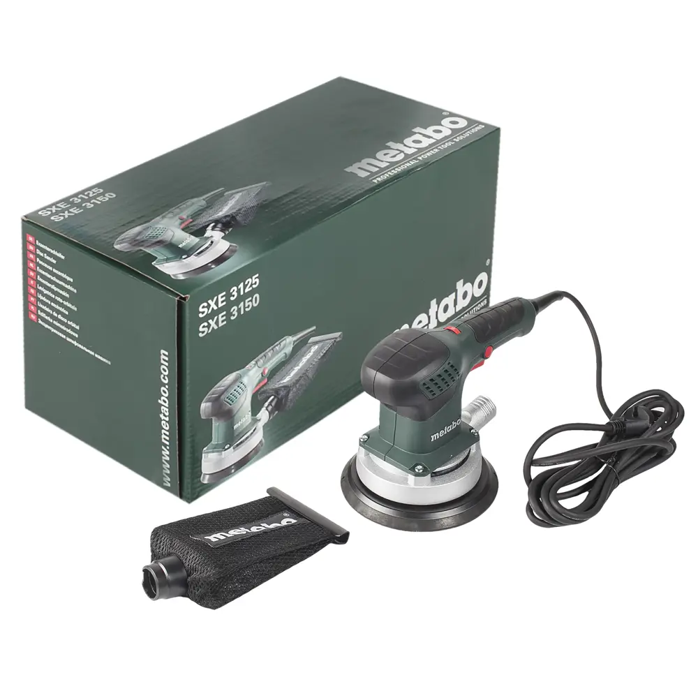 Эксцентриковая шлифовальная машина Metabo SXE 3150, 310 Вт, 150 мм ✳️  купить по цене 8478 ₽/шт. в Костроме с доставкой в интернет-магазине Леруа  Мерлен