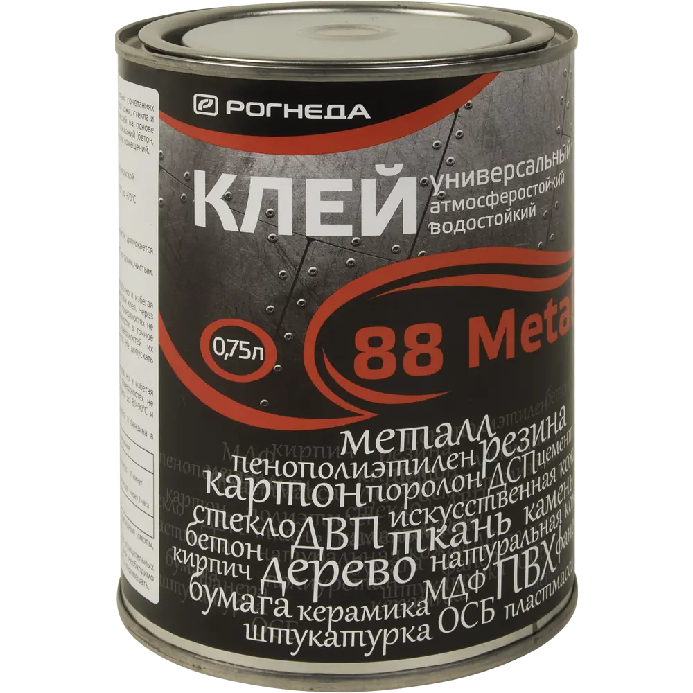 Клей универсальный водостойкий 88-Metal 0.75 л ✳️ купить по цене 652 ₽/шт.  в Екатеринбурге с доставкой в интернет-магазине Леруа Мерлен