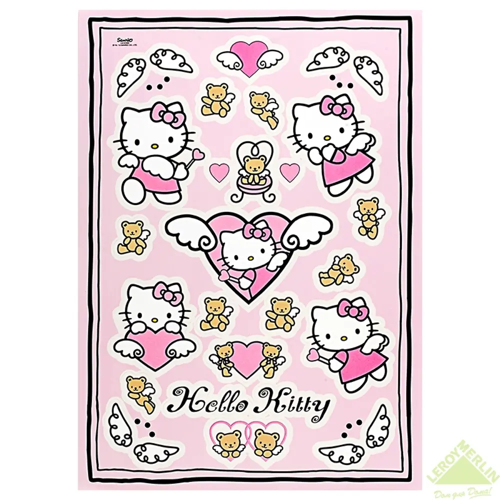 Наклейки Hello Kitty Любимая кошка ✳️ купить по цене 208 ₽/шт. в Уфе с  доставкой в интернет-магазине Леруа Мерлен