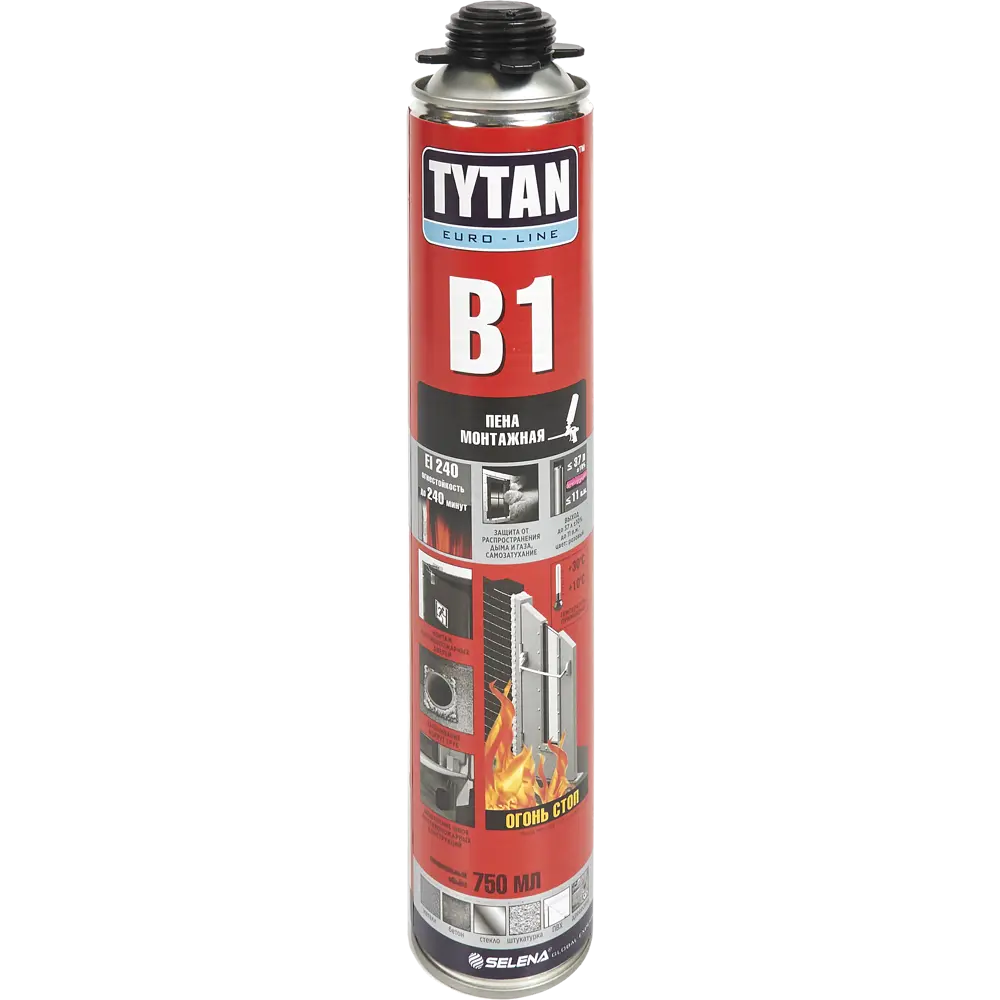  монтажная пистолетная Tytan B1 огнеупорная 750 мл ️  по цене .