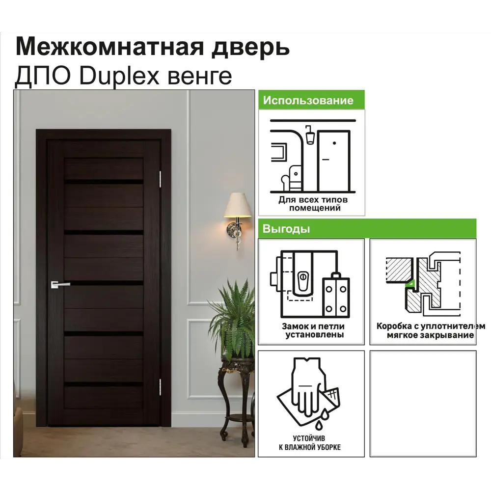 Межкомнатная дверь Гост-0 Л (Венге) - купить в интернет-магазине taimyr-expo.ru