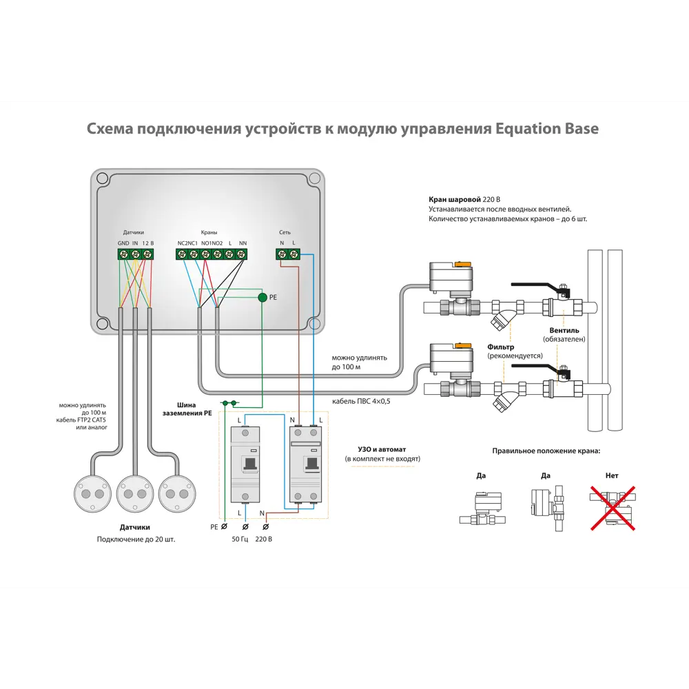 Система контроля протечки воды Equation 1/2 дюйма ✳️ купить по цене 11113  ₽/шт. в Саранске с доставкой в интернет-магазине Леруа Мерлен