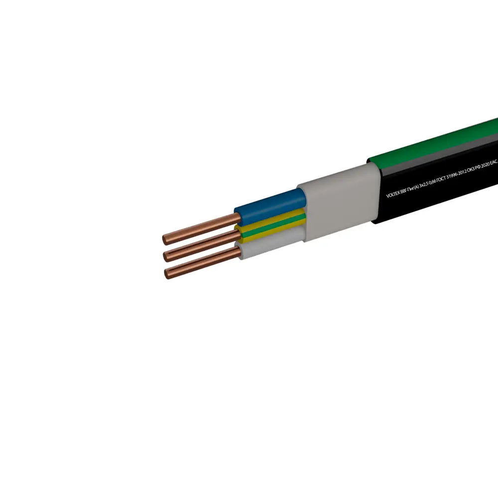 Кабель Камит ВВГпнг(A) 3x2.5 мм 50 м ГОСТ цвет черный ✳️ купить по цене 7958 ₽/шт. в Москве с доставкой в интернет-магазине Лемана ПРО (Леруа Мерлен)