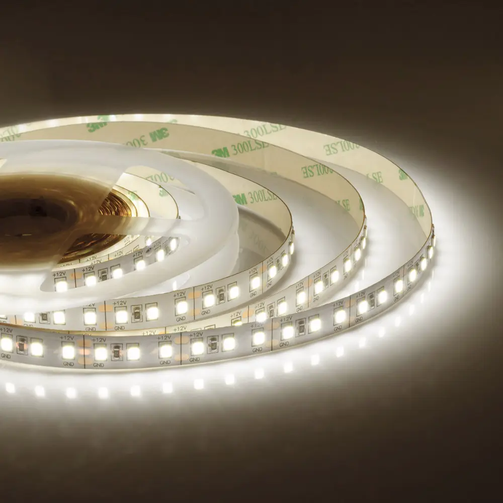 Светодиодная лента 12В 2835 4,8Вт/м 6000K 5м IP20 10104, LED Strip 12V 6000K