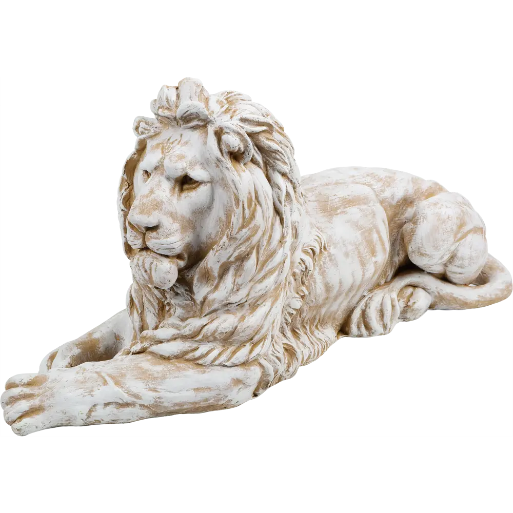 Купить Скульптура льва из бетона - Королевский лев в золоте в Белоярском