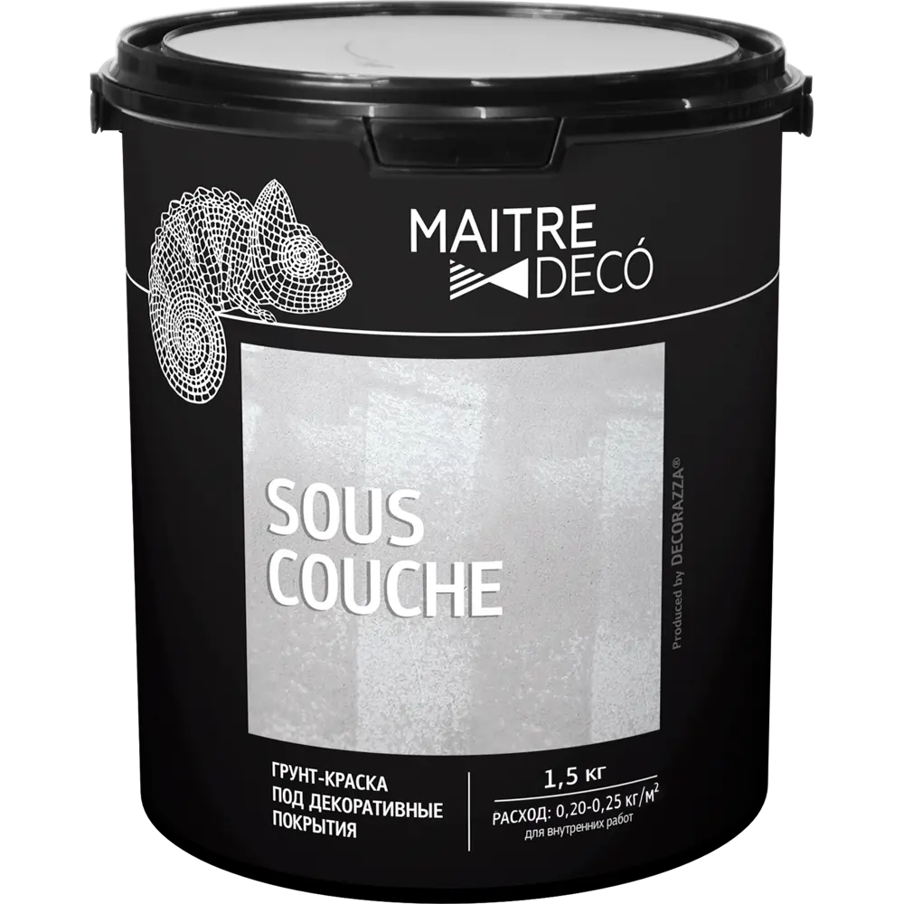 Грунт-краска для декоративных покрытий Maitre Deco «Sous-Couche» 1.5 кг по  цене 888 ₽/шт. купить в Перми в интернет-магазине Леруа Мерлен