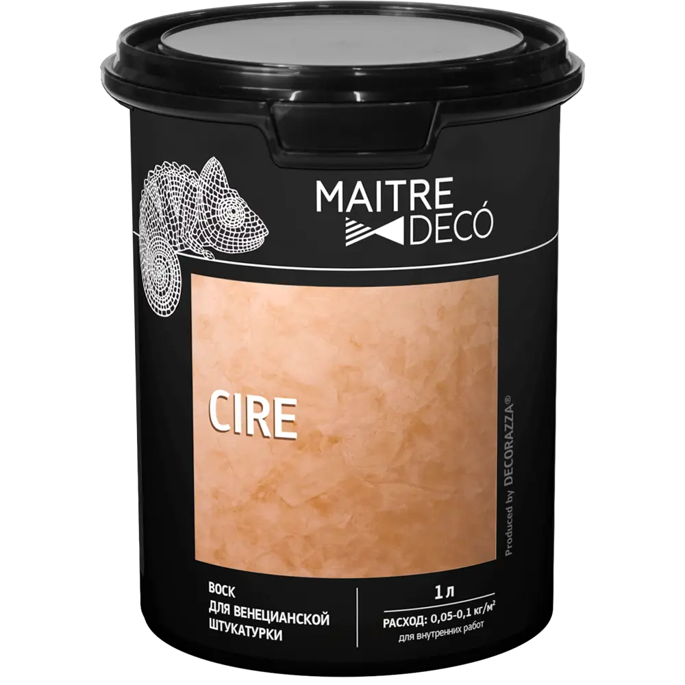  для венецианской штукатурки Maitre Deco «Cire» 1 л по цене 1000 .