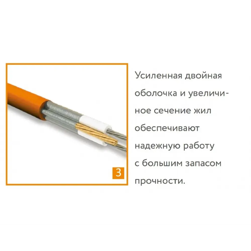 Нагревательный кабель для теплого пола Теплолюкс ProfiRoll 54 м 900 Вт ✳️  купить по цене 8190 ₽/шт. в Набережных Челнах с доставкой в  интернет-магазине Леруа Мерлен