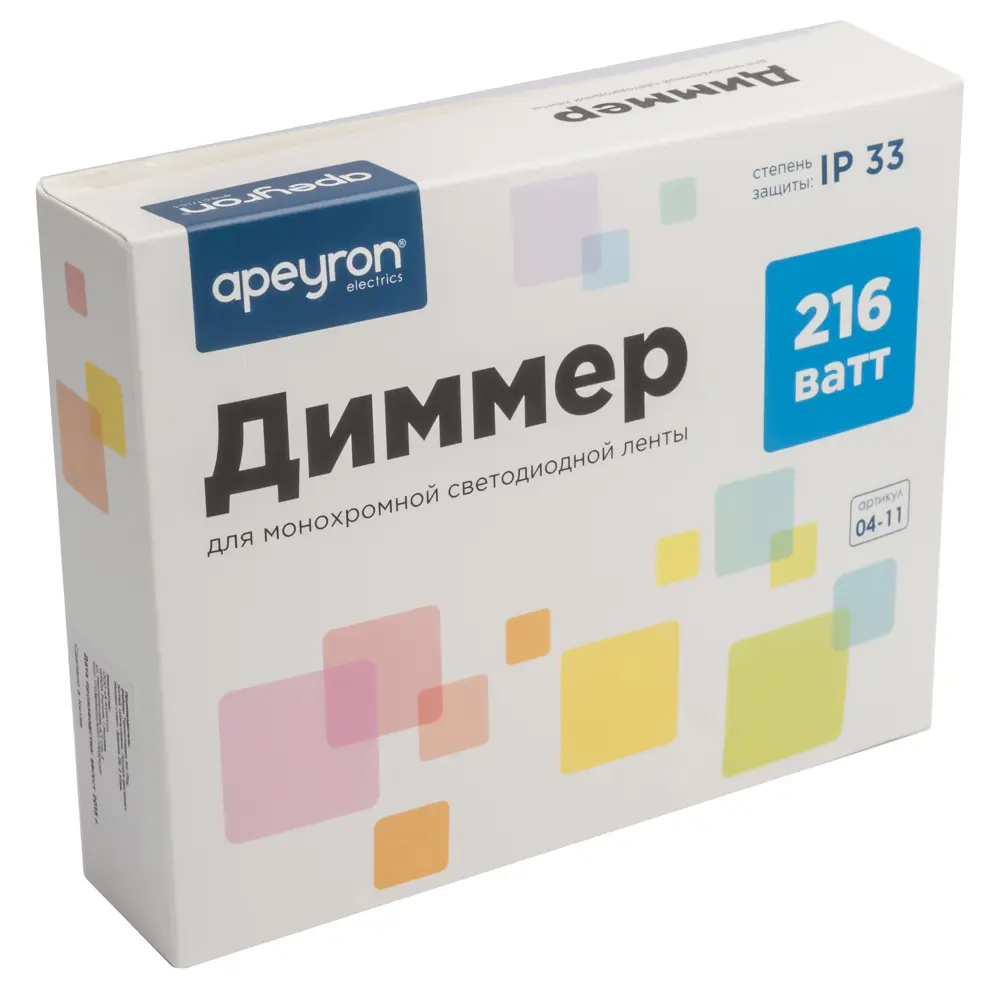 Диммер для монохромной светодиодной ленты 04-11, 12-24 В, 216 Вт, сенсорный  пульт IP33 ? купить по цене 1616 ?/шт. в Кемерове с доставкой в  интернет-магазине Леруа Мерлен