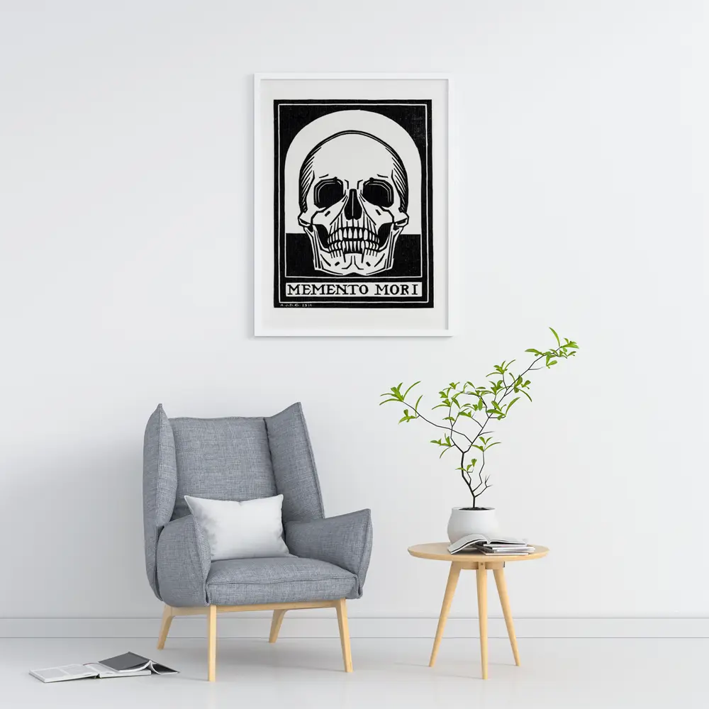 Плакат Просто Постер Memento mori 60x90 в раме ✳️ купить по цене 4990 ₽/шт.  в Москве с доставкой в интернет-магазине Леруа Мерлен