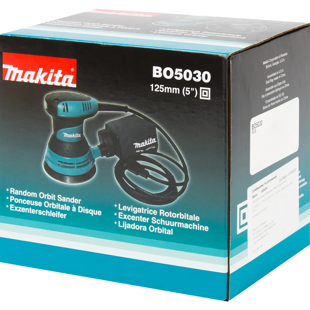 Эксцентриковая шлифмашина Makita BO5030, 300 Вт, 125 мм по цене 9430 ₽/шт.  купить в Калининграде в интернет-магазине Леруа Мерлен