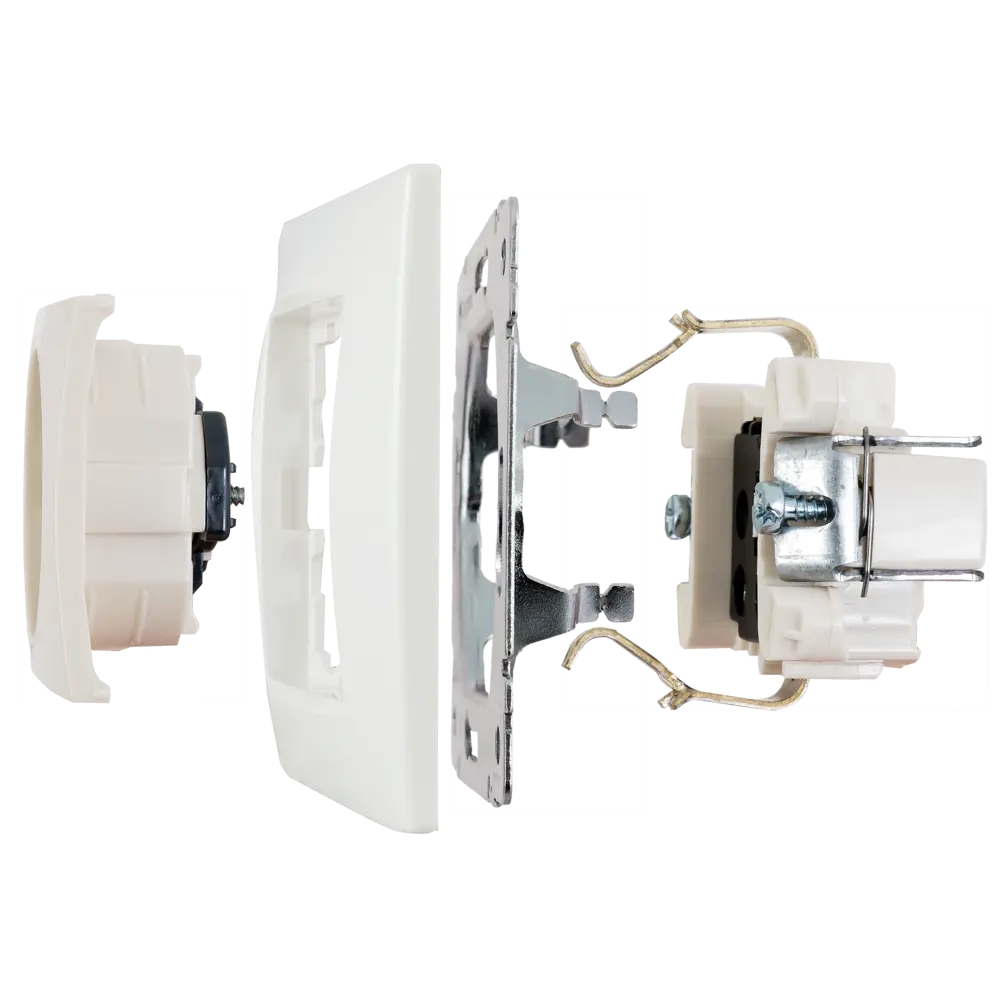 Розетка встраиваемая Legrand Valena с заземлением со шторками цвет слоновая  кость ✳️ купить по цене 705 ₽/шт. в Туле с доставкой в интернет-магазине  Леруа Мерлен