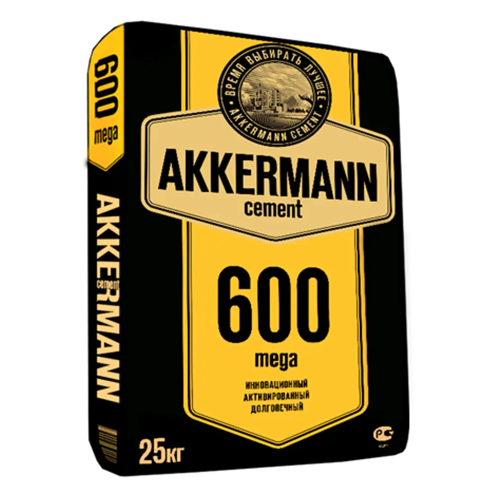 Цемент Akkermann M600 ЦЕМ I 52.5 Н 25 кг ✳️ купить по цене 261 ₽/шт. в  Казани с доставкой в интернет-магазине Леруа Мерлен