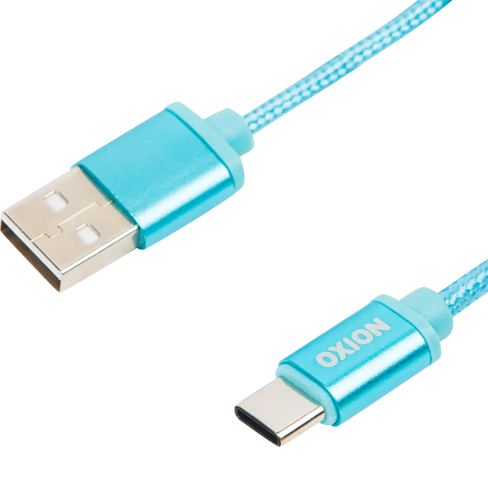 Кабель Oxion USB-Type-C 1.3 м 2 A цвет синий по цене 226 ₽/шт. купить в  Петрозаводске в интернет-магазине Леруа Мерлен