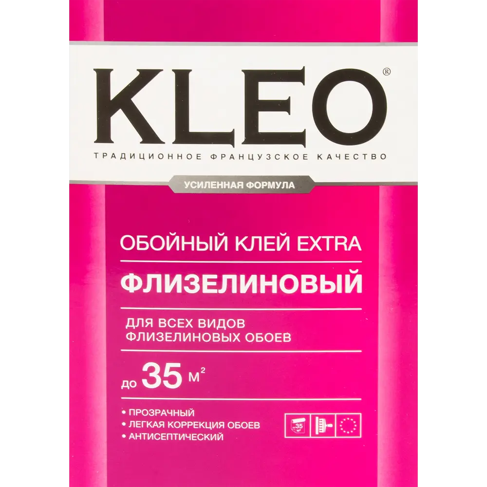 Клей для флизелиновых обоев Kleo Extra, 35 м² ✳️ купить по цене 422 ₽/шт. в  Казани с доставкой в интернет-магазине Леруа Мерлен