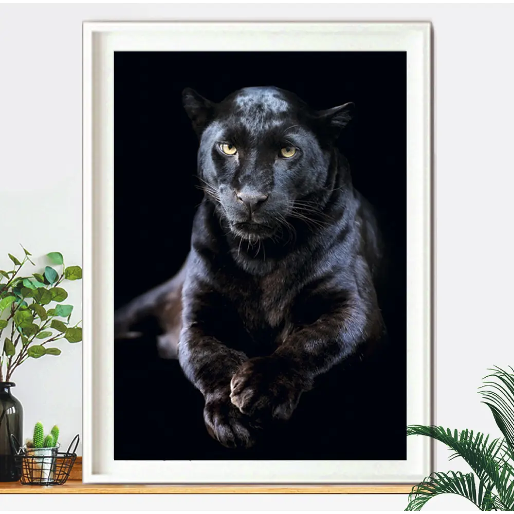 Постер Черная пантера 50x70 см по цене 144 ₽/шт. купить в Сургуте в  интернет-магазине Леруа Мерлен
