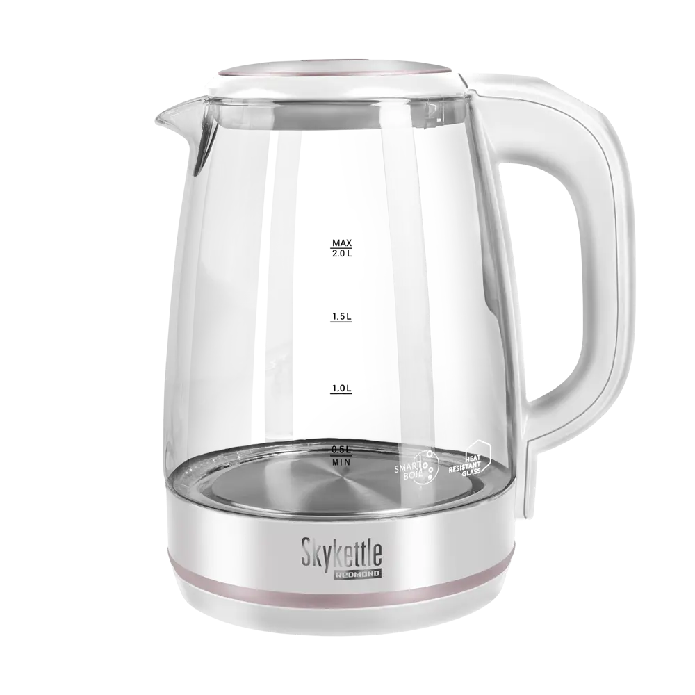 Чайник REDMOND SkyKettle RK-G203S, Белый ✳️ купить по цене 4999 ₽/шт. в  Оренбурге с доставкой в интернет-магазине Леруа Мерлен