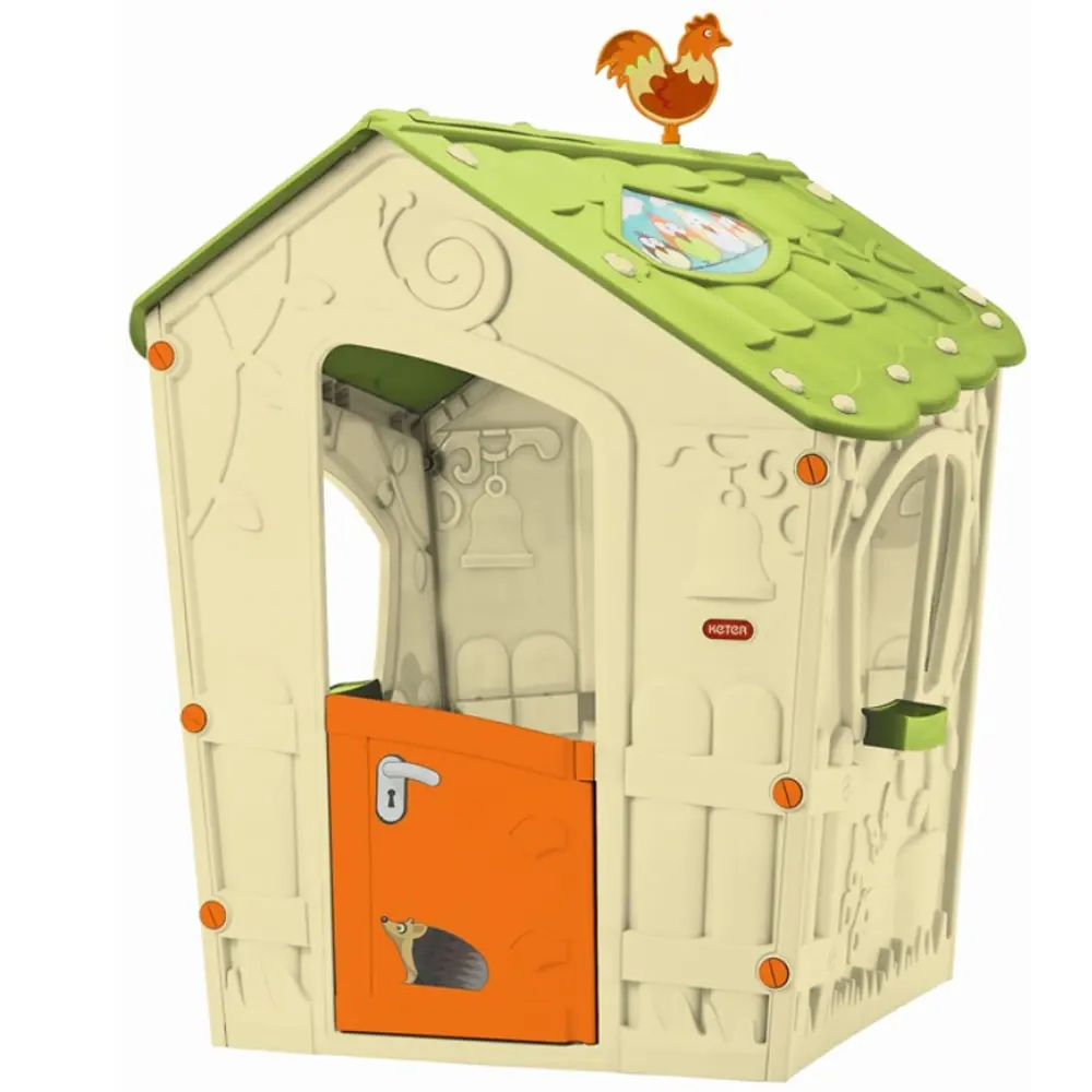 Игровой домик Keter Magic playhouse пластик бежевый/зеленый ✳️ купить по  цене 6320 ₽/шт. в Туле с доставкой в интернет-магазине Леруа Мерлен