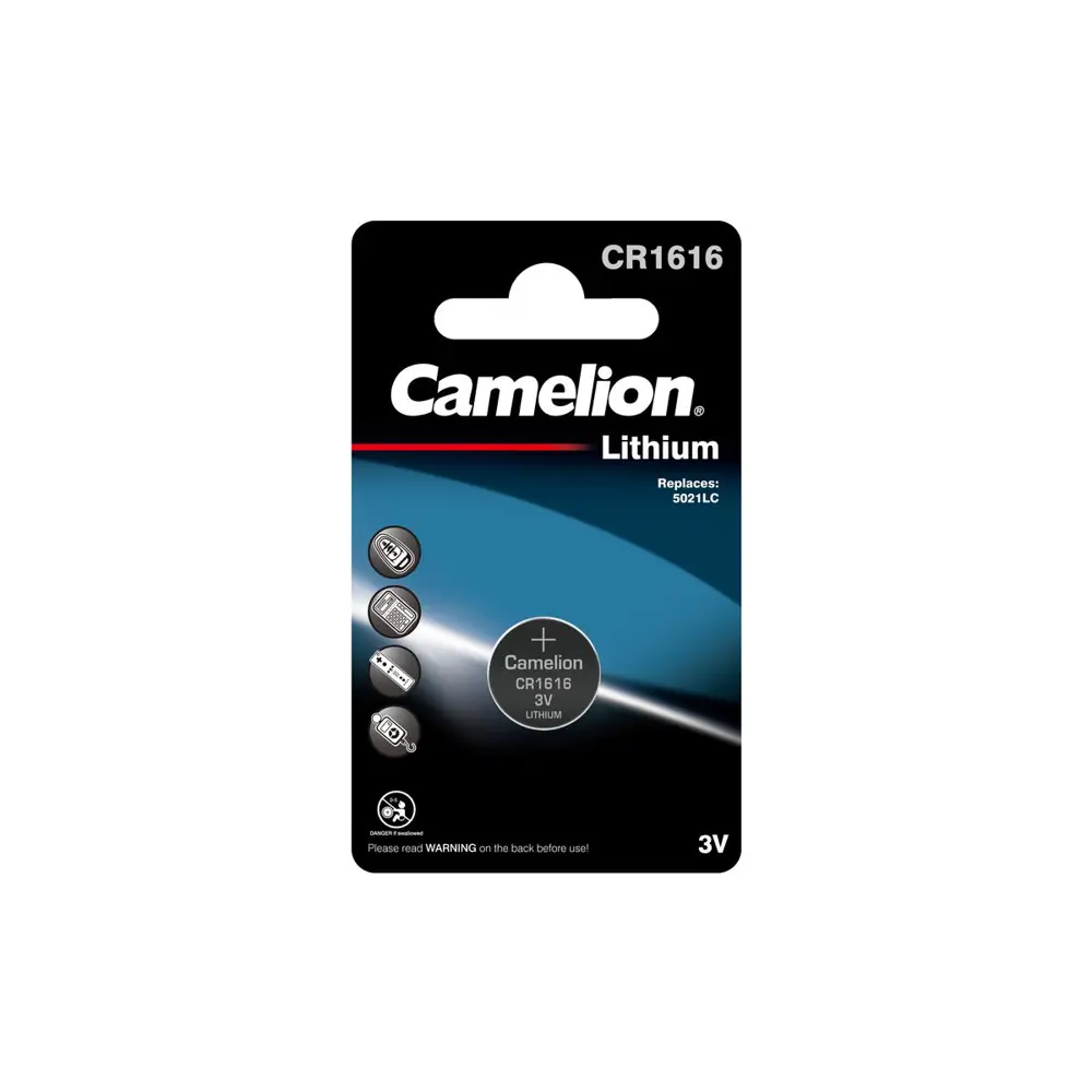 Батарейка Camelion CR1616 литиевая 1 шт. ✳️ купить по цене 147 ₽/шт. в  Москве с доставкой в интернет-магазине Леруа Мерлен