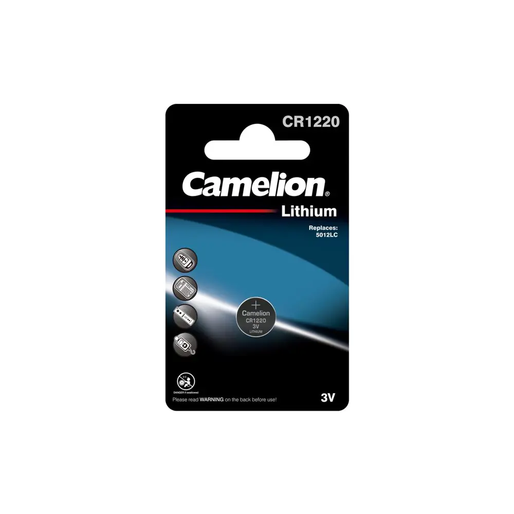 Батарейка Camelion CR1220 литиевая 1 шт. ✳️ купить по цене 147 ₽/шт. в  Ростове-на-Дону с доставкой в интернет-магазине Леруа Мерлен