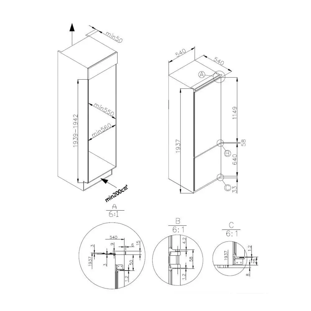 Maunfeld mbf193slfwgr