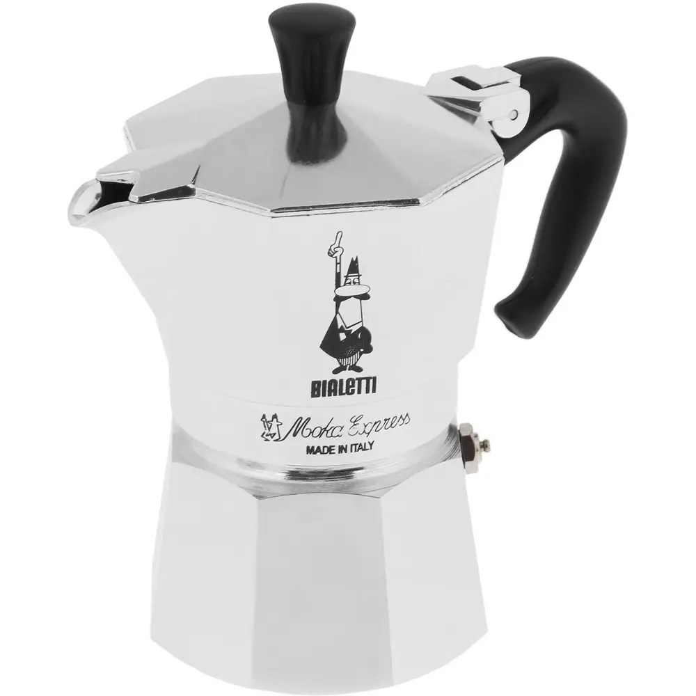 Гейзерная кофеварка Bialetti Moka Express 0001162 ✳️ купить по цене 2869  ₽/шт. во Владикавказе с доставкой в интернет-магазине Леруа Мерлен