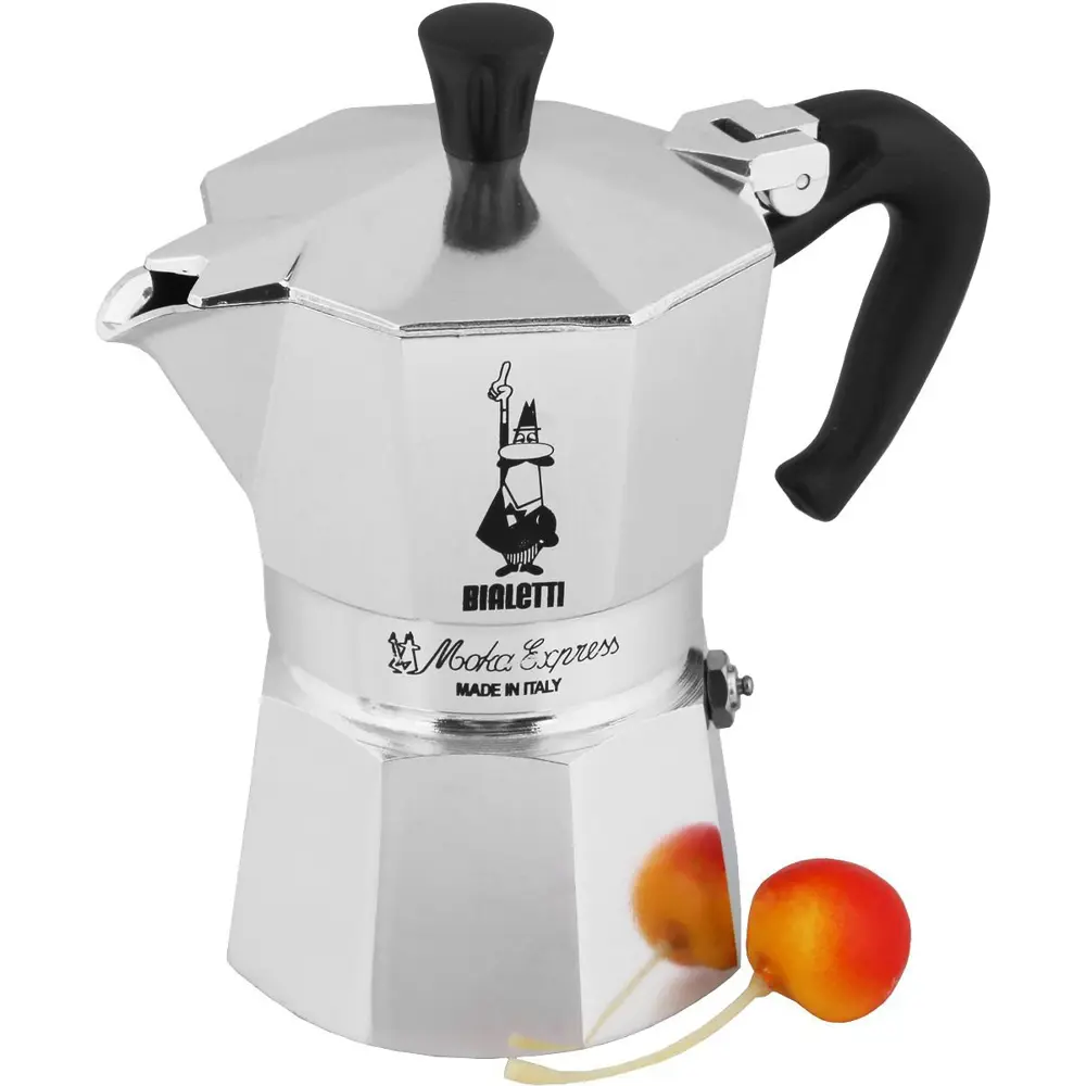 Гейзерная кофеварка Bialetti Moka Express 0001162 по цене 2869 ₽/шт. купить  в Курске в интернет-магазине Леруа Мерлен