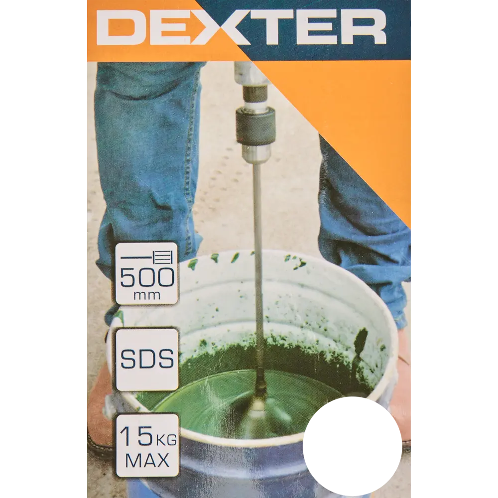 Насадка электромиксера Dexter SDS-plus 500x100 мм, сталь ✳️ купить по цене  457 ₽/шт. в Волгограде с доставкой в интернет-магазине Леруа Мерлен