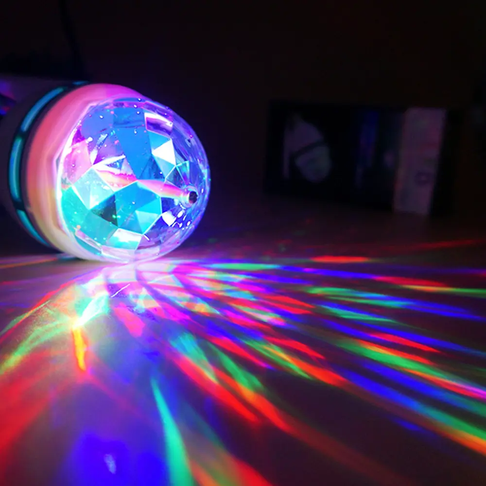 Моторизованный светодиодный шар RGB