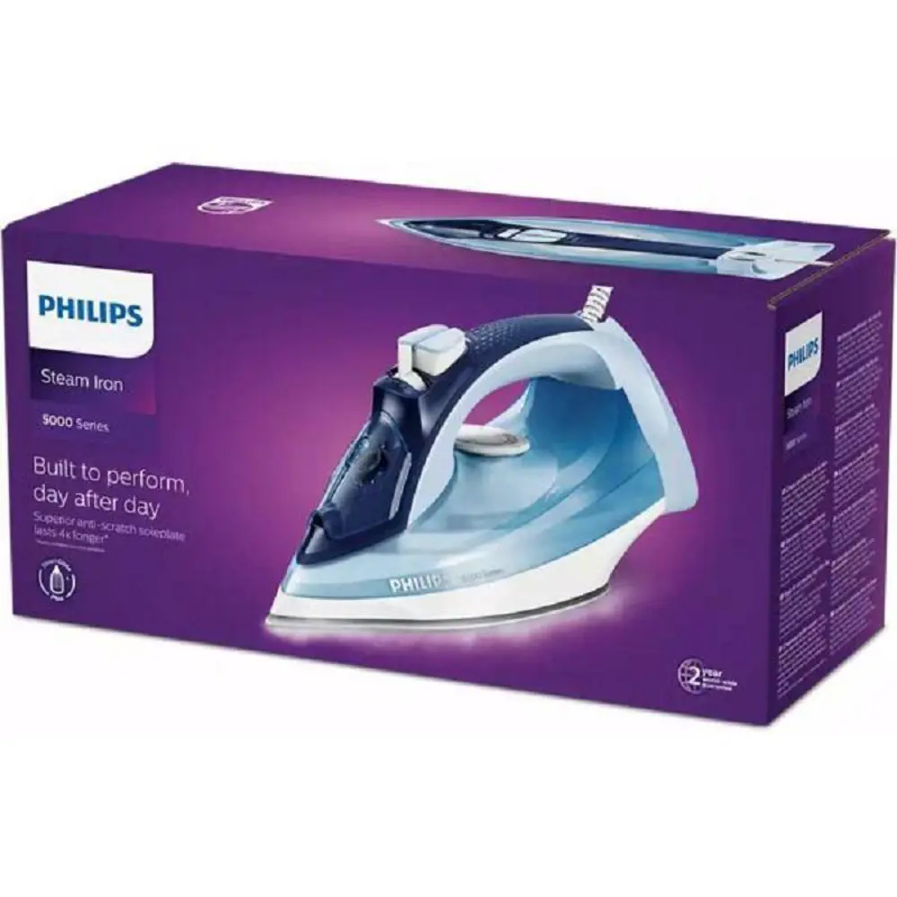 Паровой утюг Philips 5000 series DST5030/20 ✳️ купить по цене null ₽/шт. в  Ульяновске с доставкой в интернет-магазине Леруа Мерлен