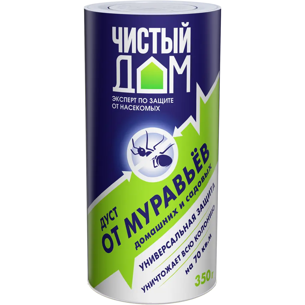 Дуст от муравьёв «Чистый Дом» 350 г ✳️ купить по цене 398 ₽/шт. в Белгороде  с доставкой в интернет-магазине Леруа Мерлен