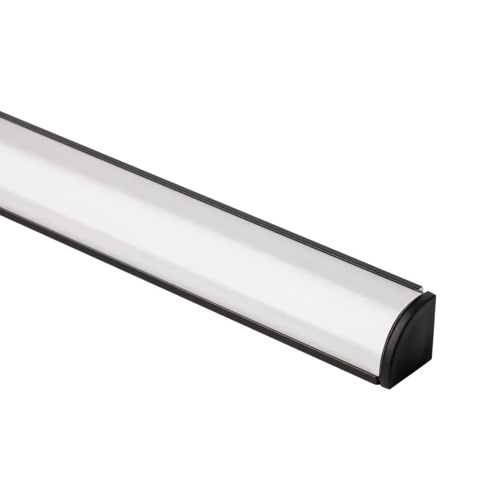 Угловой алюминиевый профиль черный/белый для светодиодной ленты LL-2-ALP008 по цене 1590 ₽/шт. купить в Москве в интернет-магазине Леруа Мерлен