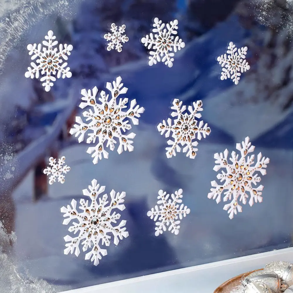 Елочные украшения Снежинки 3D 61 см Rexant