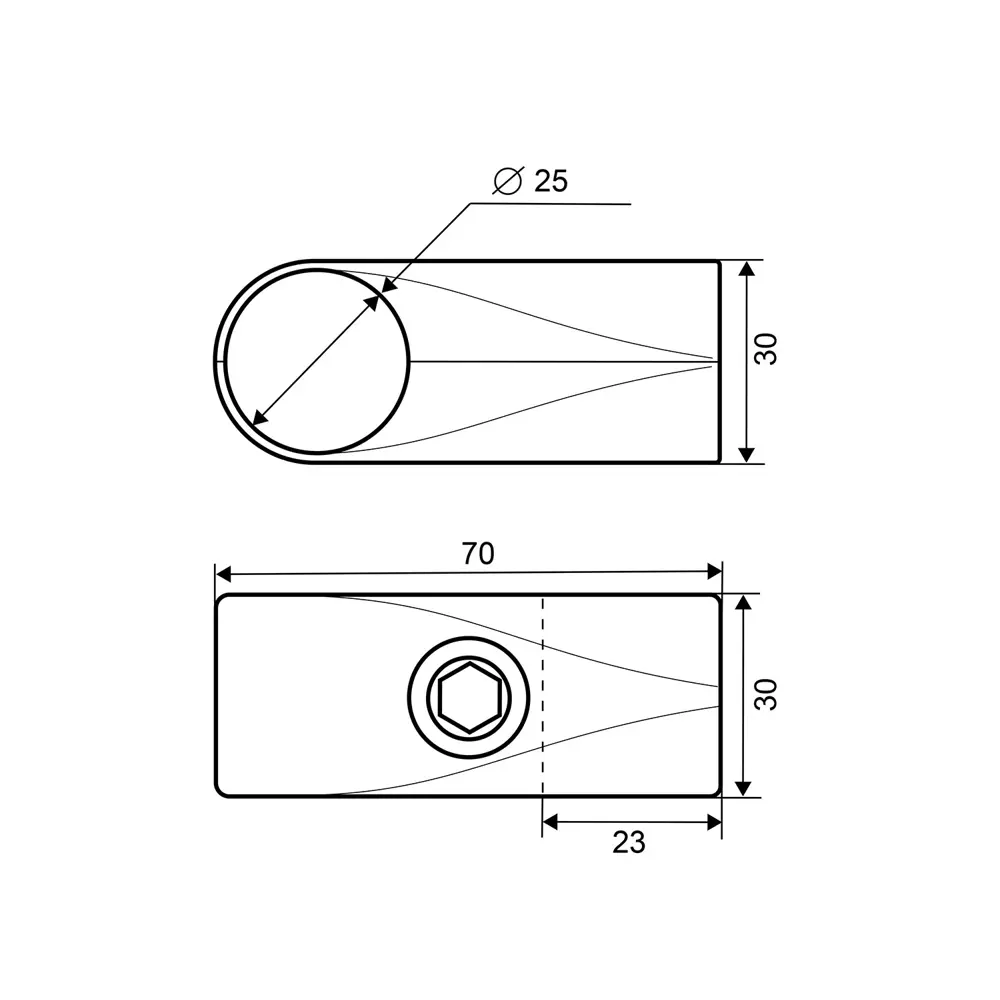 Соединитель Т-образный для 2-х труб30x15 мм, цвет черный ✳️ купить по цене  213 ₽/шт. в Москве с доставкой в интернет-магазине Леруа Мерлен