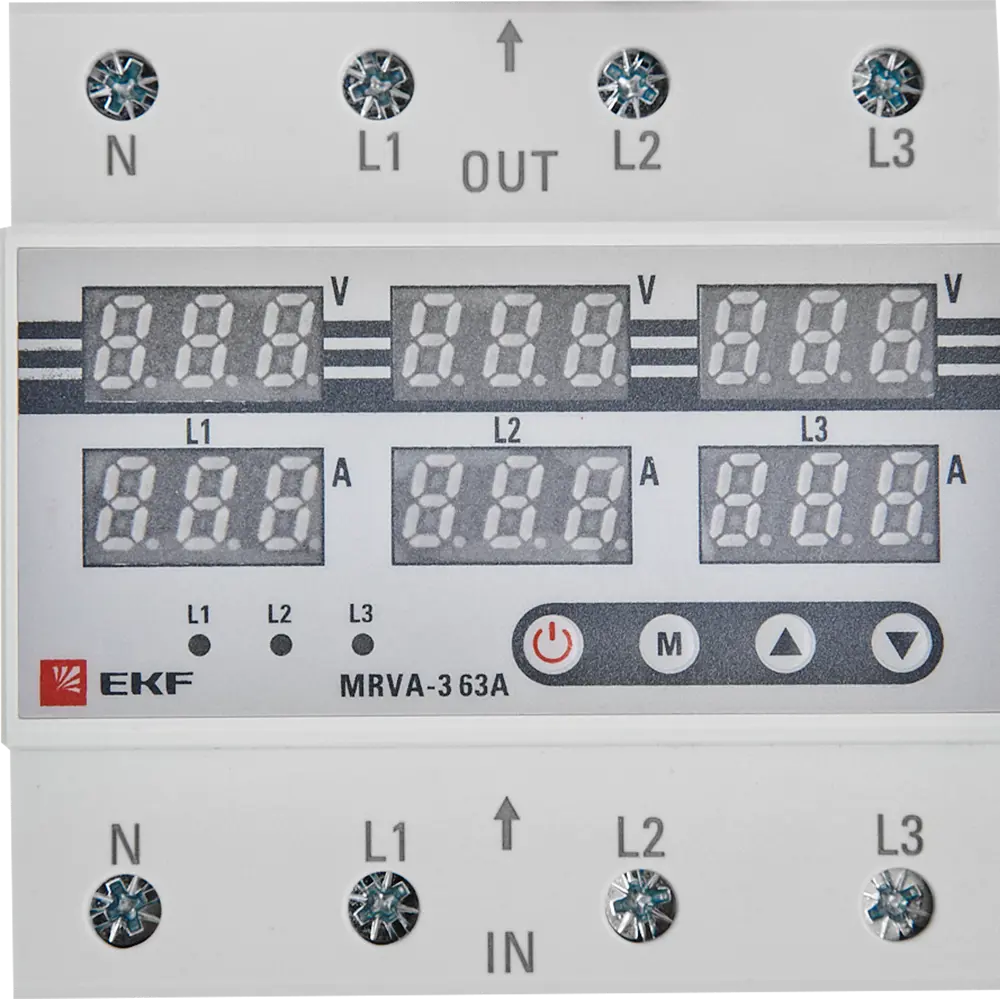 Mrva 3 63. Трехфазное реле напряжения и тока EKF С дисплеем Mrva-3, 63a Mrva-3-63a. Реле напряжения и тока EKF Mrva-3 63a с дисплеем. Реле напряжения EKF Mrva 63a. Реле напряжения и тока с дисплеем Mrva 63a.