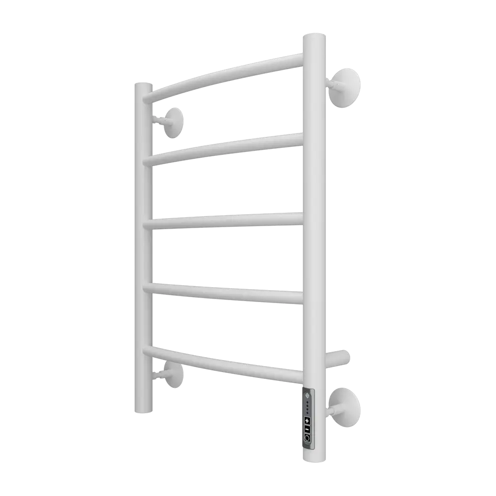 Полотенцесушитель электрический Вармо Сатурн П5 400x600 мм 100 Вт с  терморегулятором лесенка цвет белый ✳️ купить по цене 8398 ₽/шт. в Москве с  ...