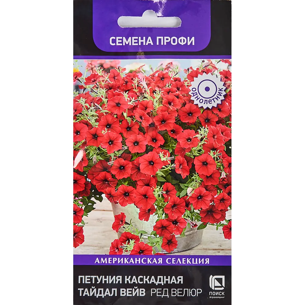 Петуния каскадн Тайдал Вейв Ред Велюр 5 шт. ✳️ купить по цене 240 ₽/шт. в  Кирове с доставкой в интернет-магазине Леруа Мерлен