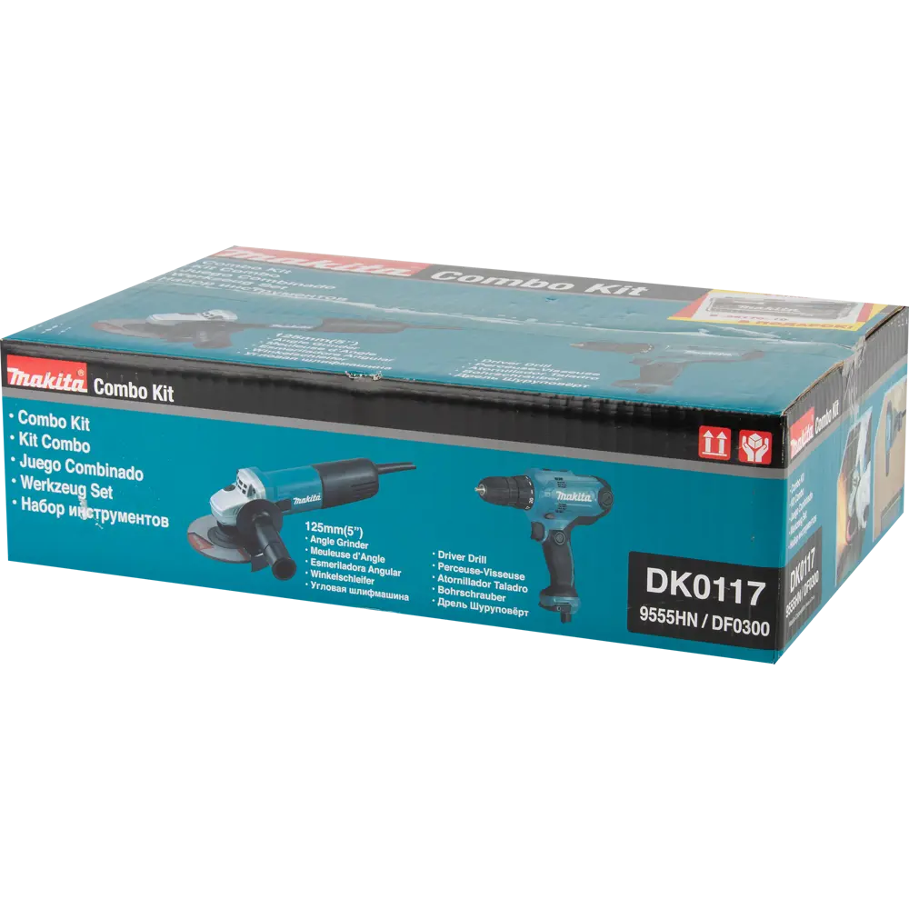  электроинструментов Makita DK0117, дрель DF0300 и УШМ 9555HN ️ .