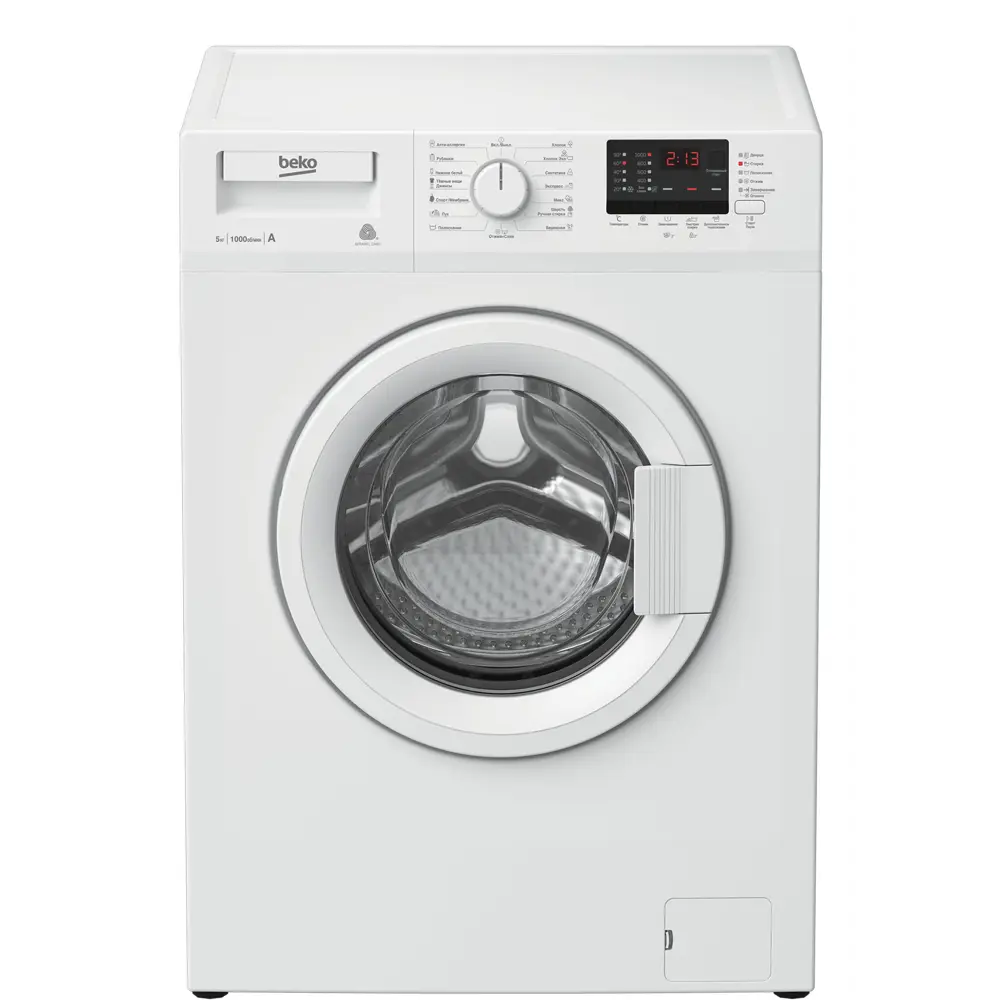 Стиральная машина Beko WRE55P2BWW 60x84x41.5 см, 5 кг, цвет белый ✳️ купить  по цене 22490 ₽/шт. в Курске с доставкой в интернет-магазине Леруа Мерлен