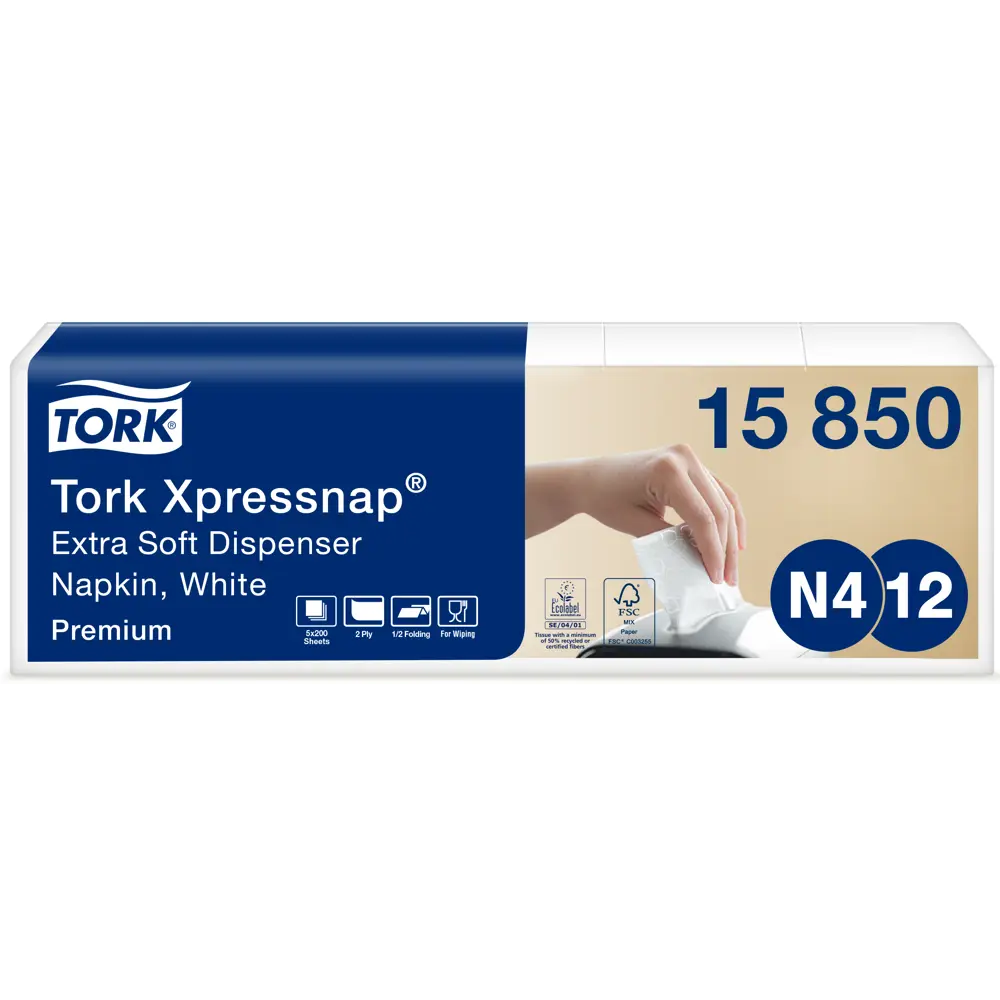 Салфетки для диспенсера Tork одноразовые, 1000 штук ✳️ купить по цене 335  ₽/шт. в Екатеринбурге с доставкой в интернет-магазине Леруа Мерлен